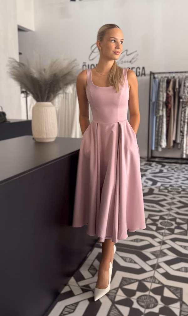 Roosa taskutega midikleit 2030 - Image 2
