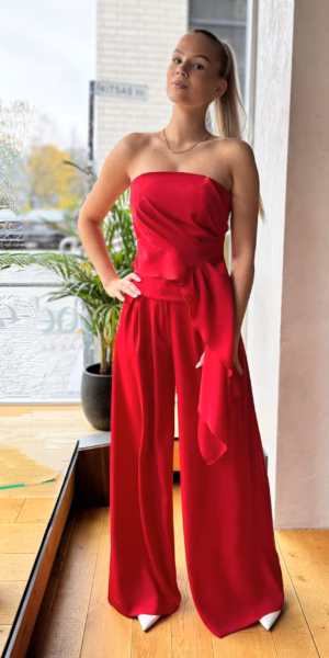 Säravpunane kaheosaline komplekt 51