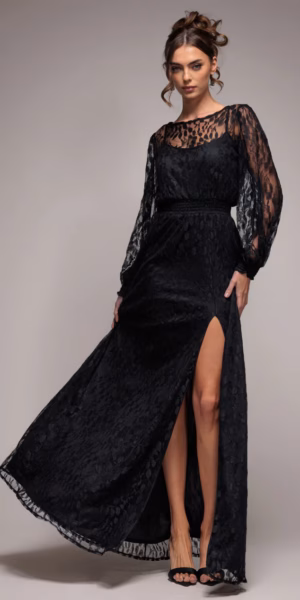 Must maksipikkuses pitskleit 2078