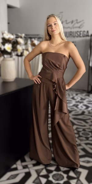 Pruun kaheosaline komplekt 60